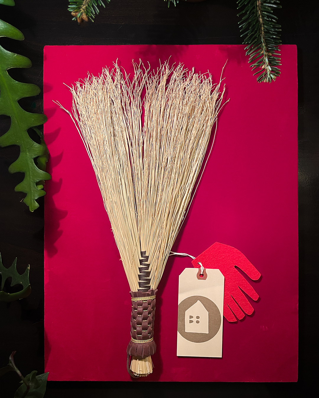 Handbroom (Leather-plaite)